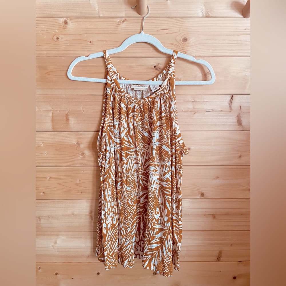 NWOT Christian Siriano Linen Top L